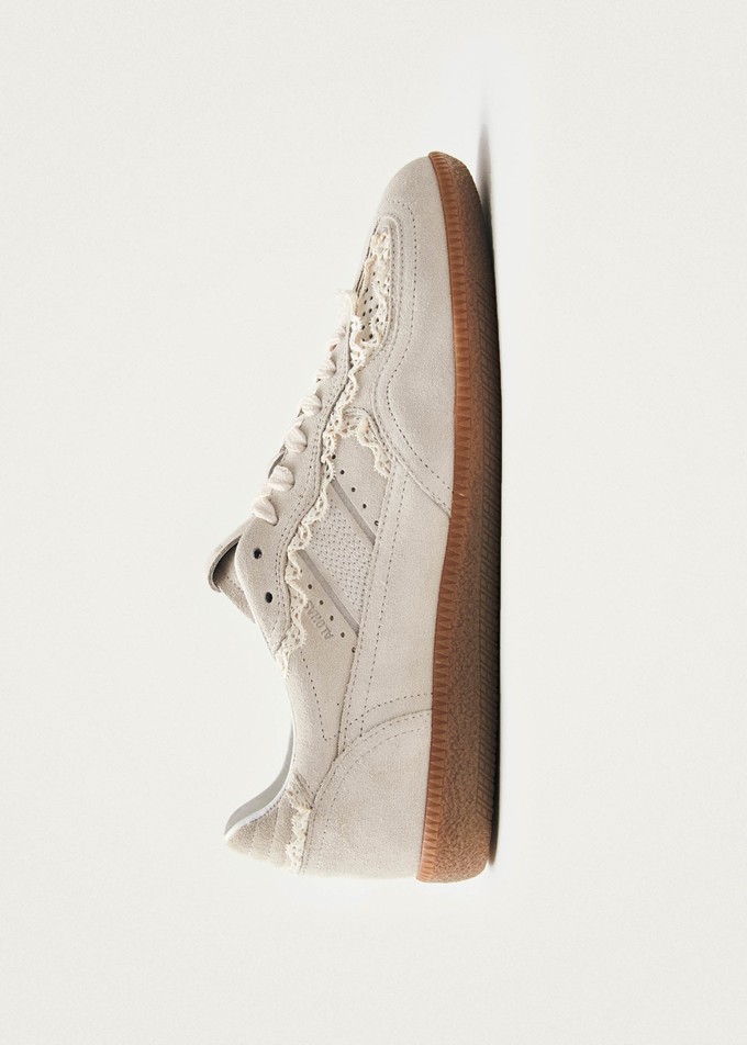 Project Cece Tb.490 Crochet Cream Leather Sneakers