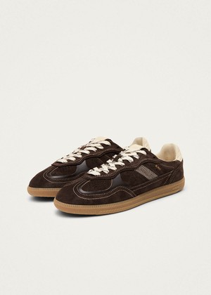 Tb.490 Rife Chocolate Cream Leather Sneakers from Alohas