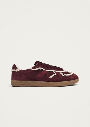 Tb.490 Crochet Burgundy Leather Sneakers from Alohas