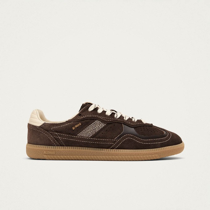 Tb.490 Rife Chocolate Cream Leather Sneakers from Alohas