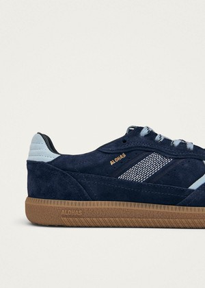 Tb.490 Rife Blue Tones Leather Sneakers from Alohas