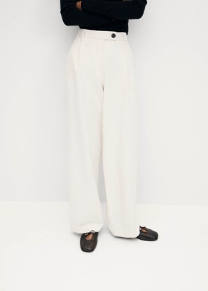 Rosalind Brushed Brown Leather Ballet Flats from Alohas