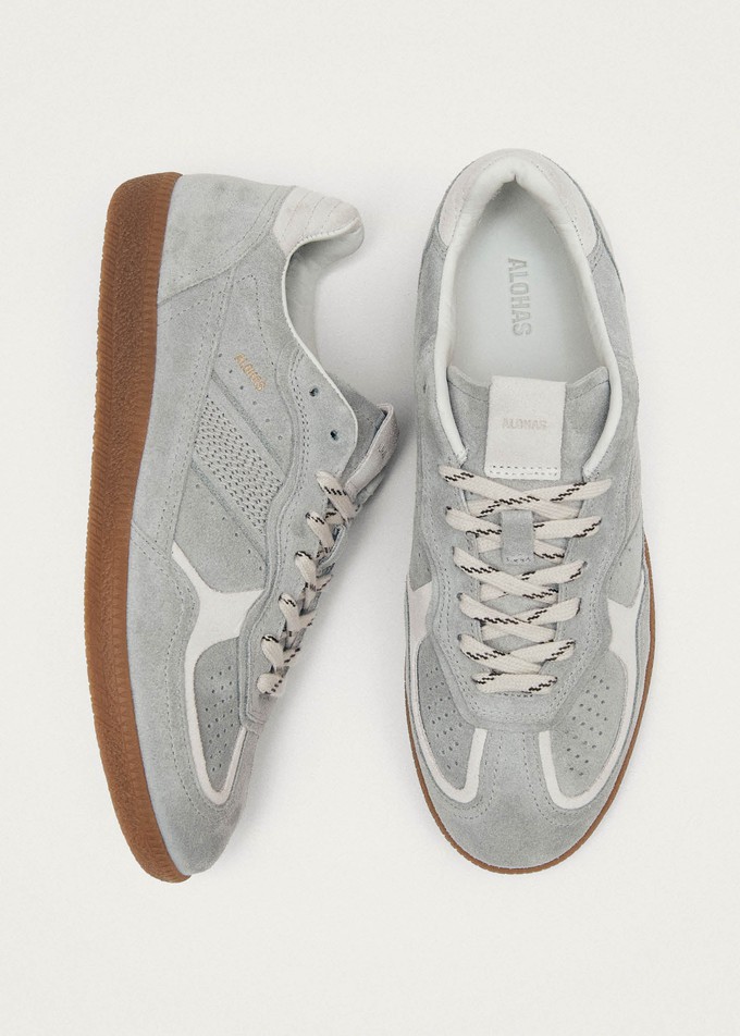 Tb.490 Rife Grey Leather Sneakers from Alohas