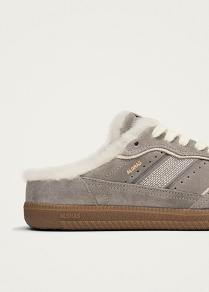 Tb.490 Mule Furry Grey Sneakers from Alohas