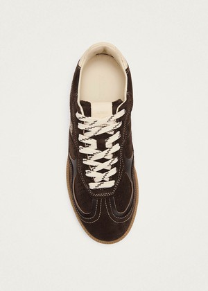 Tb.490 Rife Chocolate Cream Leather Sneakers from Alohas