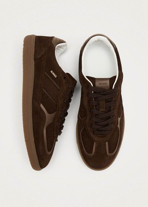 Tb.490 Rife Chocolate Brown Leather Sneakers from Alohas