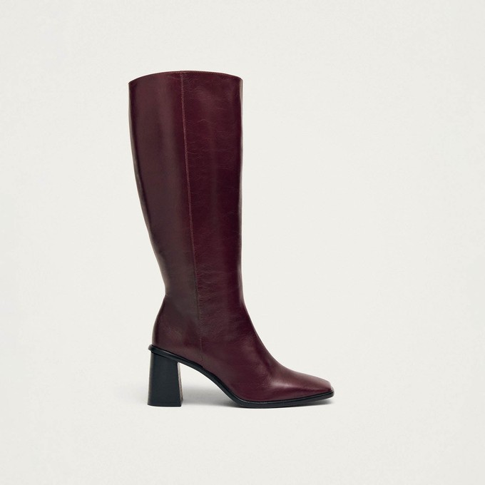East Rift Burgundy Leather Boots from Alohas