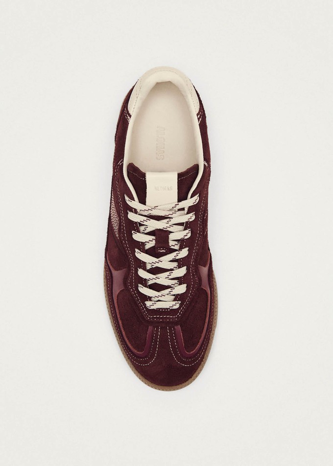 Tb.490 Rife Burgundy Cream Leather Sneakers from Alohas