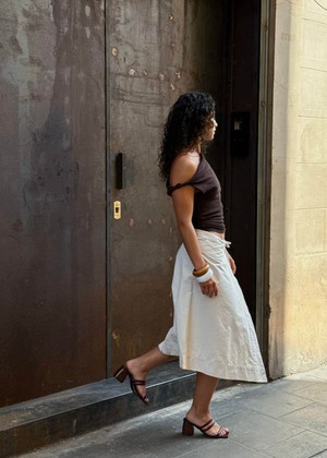 Indiana Bare Burgundy Leather Sandals from Alohas