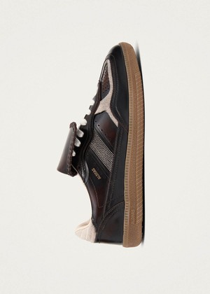 Tb.490 Club Brushed Dark Chocolate Leather Sneakers from Alohas