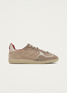Tb.490 Trek Beige Leather Sneakers via Alohas