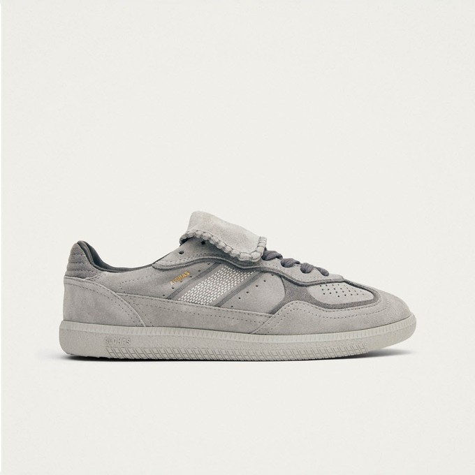 Tb.490 Club Suede Pale Grey Leather Sneakers from Alohas