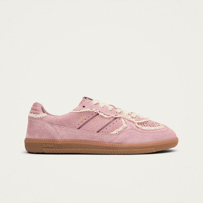 Tb.490 Crochet Pink Leather Sneakers from Alohas