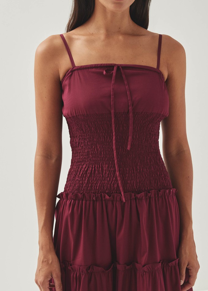 Masami Burgundy Dress from Alohas