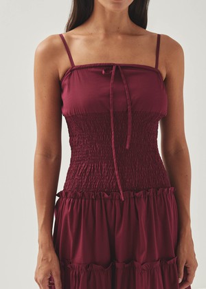 Masami Burgundy Dress from Alohas