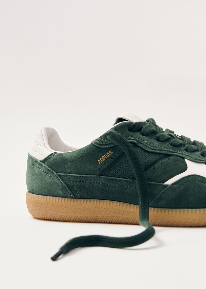 Tb.490 Rife Forest Green Leather Sneakers from Alohas