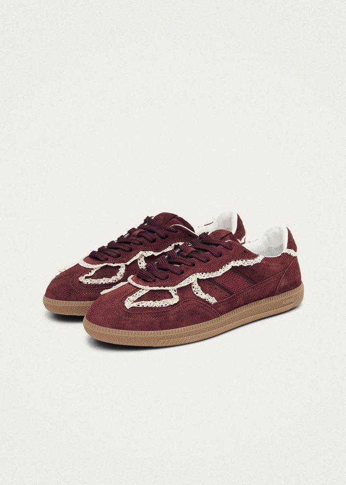 Tb.490 Crochet Burgundy Leather Sneakers from Alohas
