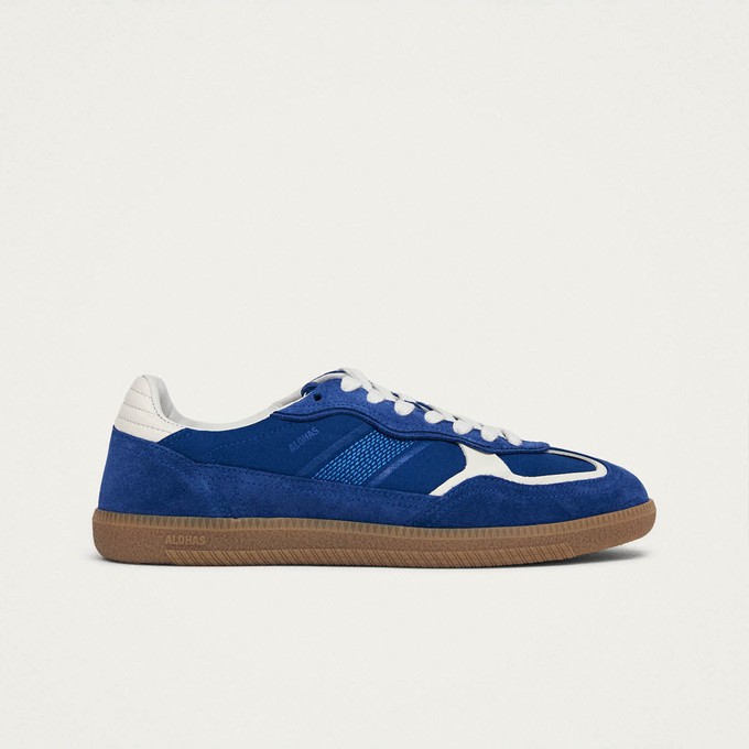 Tb.490 Rife Sheen Blue Leather Sneakers from Alohas