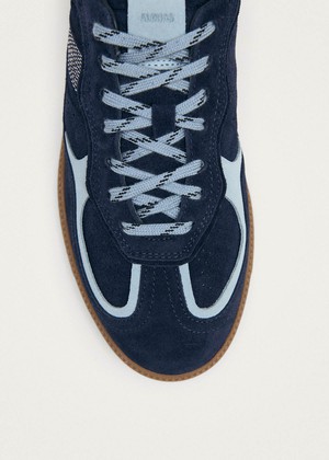Tb.490 Rife Blue Tones Leather Sneakers from Alohas