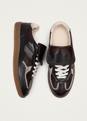 Tb.490 Club Brushed Dark Chocolate Leather Sneakers from Alohas