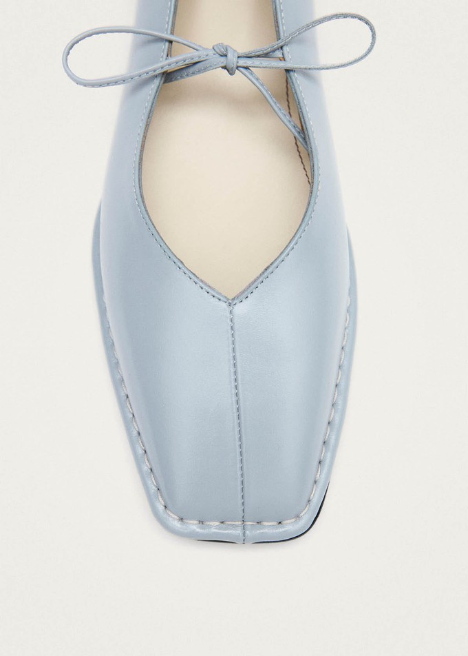 Sway Blue Leather Ballet Flats from Alohas