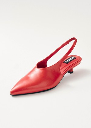 Eros Red Leather Pumps from Alohas