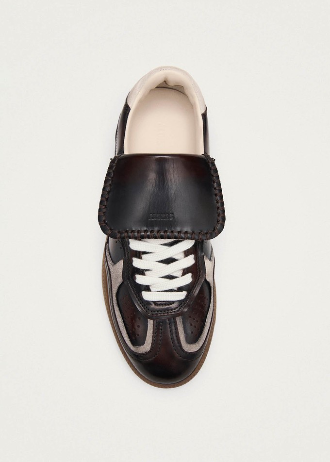 Tb.490 Club Brushed Dark Chocolate Leather Sneakers from Alohas