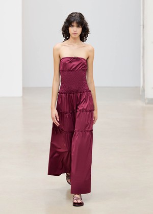 Masami Burgundy Dress from Alohas