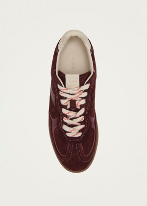 Tb.490 Rife Burgundy Cream Leather Sneakers from Alohas
