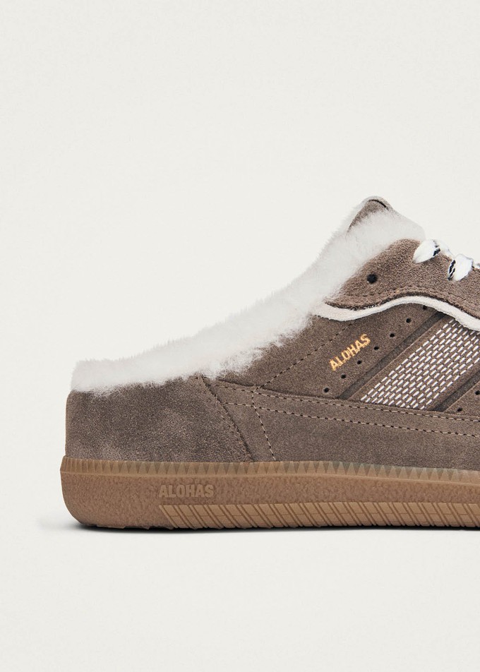 Tb.490 Mule Furry Taupe Sneakers from Alohas