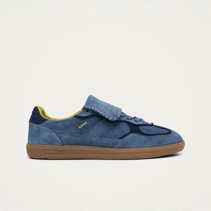Tb.490 Club Suede Blue Leather Sneakers from Alohas