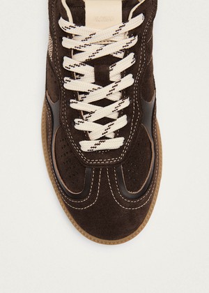 Tb.490 Rife Chocolate Cream Leather Sneakers from Alohas