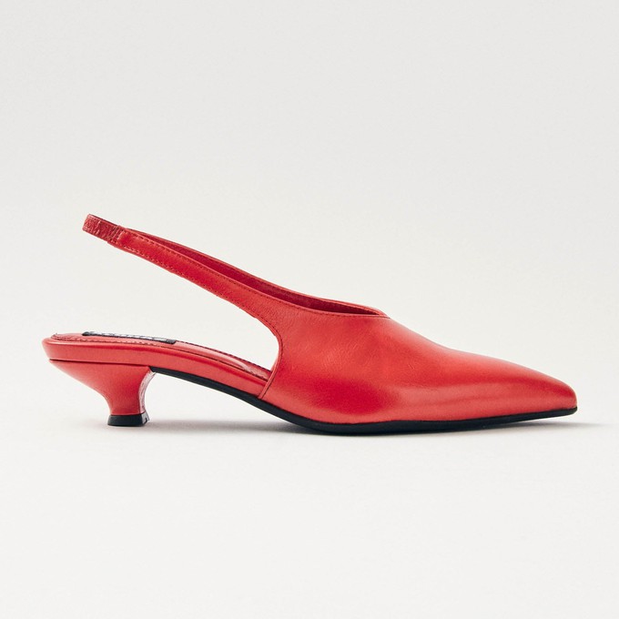 Eros Red Leather Pumps from Alohas