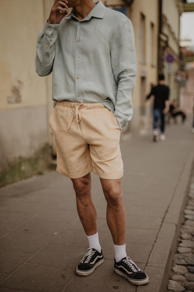 Linen shorts ARES from AmourLinen