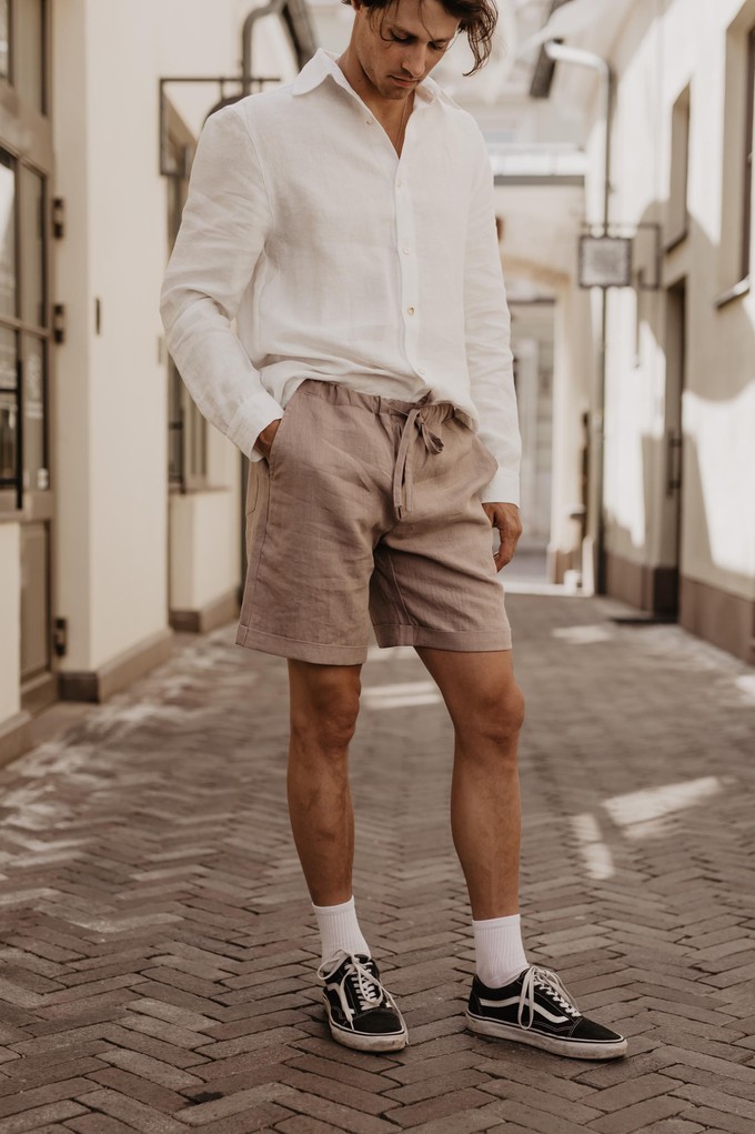 Linen shorts ARES | ARCHIVE SALE from AmourLinen