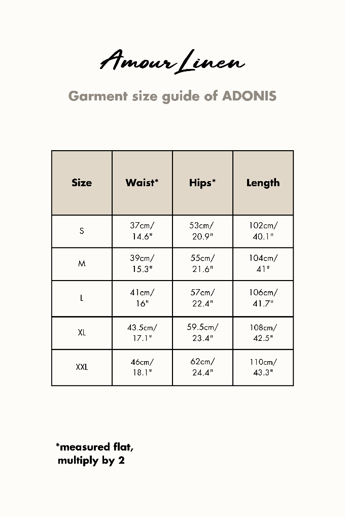 ADONIS pants in Rosy Brown from AmourLinen