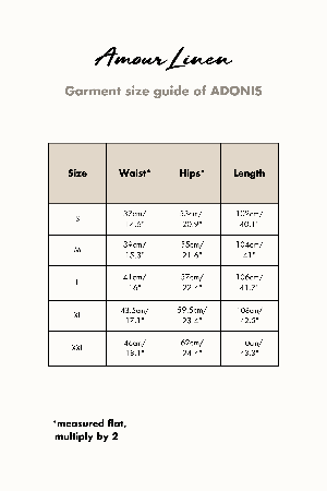 ADONIS pants in Rosy Brown from AmourLinen