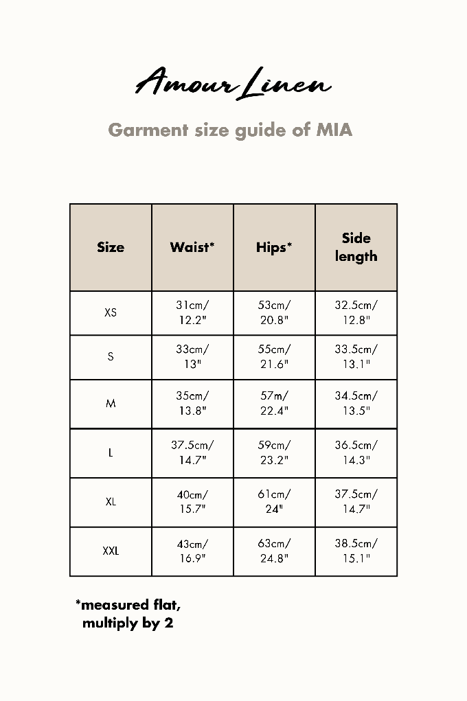 Linen shorts MIA M Striped | sale from AmourLinen