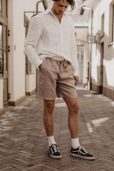Linen shorts ARES via AmourLinen