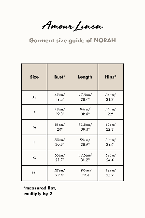 NORAH dress in Cream XS | sale from AmourLinen