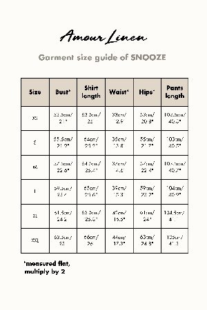 Pajama set SNOOZE in Charcoal from AmourLinen