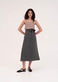 Iris Wrap Skirt via AmourLinen