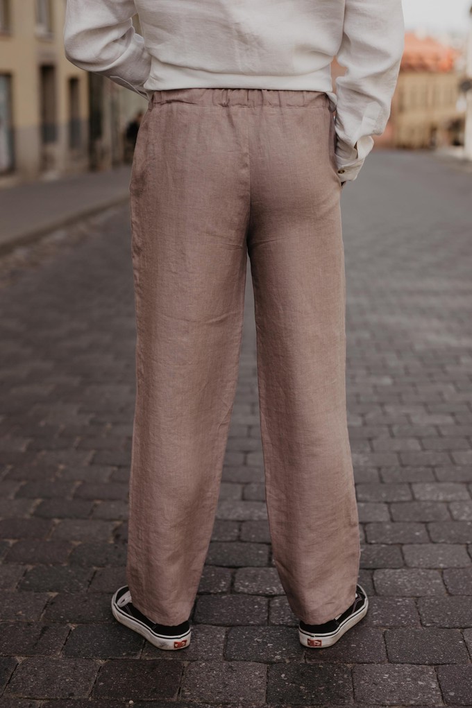ADONIS pants in Rosy Brown from AmourLinen