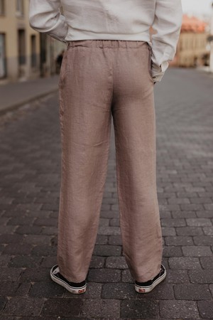 ADONIS pants in Rosy Brown from AmourLinen