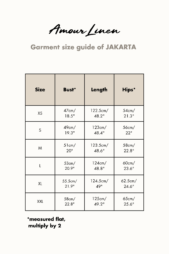 JAKARTA dress in Cream from AmourLinen