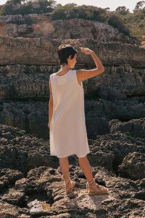 NORAH dress in Cream XS | sale from AmourLinen