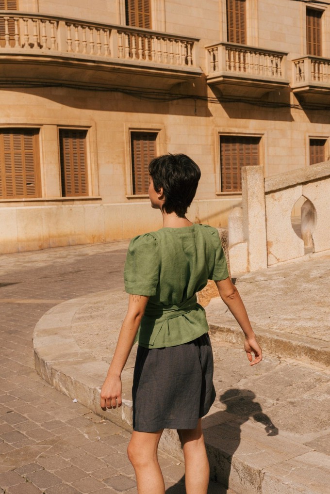 ELISA top in Matcha Green from AmourLinen