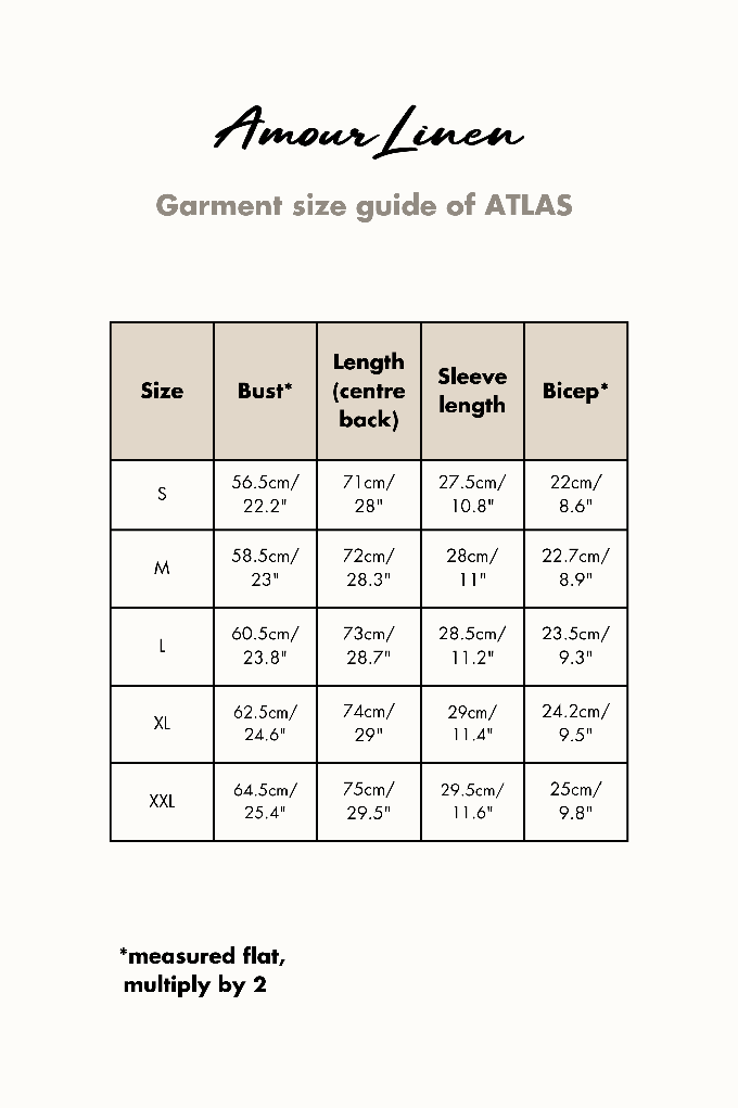 ATLAS top in White from AmourLinen