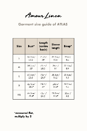 ATLAS top in White from AmourLinen