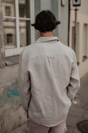 HECTOR shirt in Cream from AmourLinen
